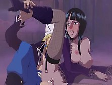 1 Piece - Nico Robin Having Slutty Sex Cartoon