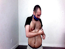 Tied Up And Gagged,  Daddy Bear Tied Up,  Gay Nipple Clamps