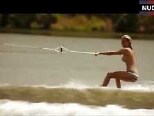 Willa Ford Topless Skate On Water Skiing – Friday The 13Th