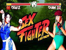 Brazzers - Sex Fighter: Chun Li Vs.  Cammy (Xxx Parody)
