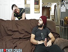 Brother Crush - Bros Tristan Hunter And Dante Drackis Banging On The Couch