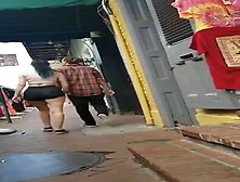 Bourbon Street Creep Shots Big Booty Pawg Cheeking Walking