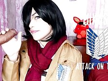Mikasa Wants Eren's Cock And Cum - Attack On Titan Cosplay