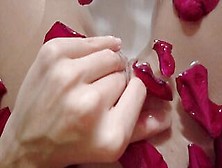 Rose Bath Tub & Vagina Fingered