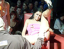 Slutty Stripper Going Wild At The Sex Show