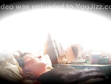 Girl Caught Masturbating On A Bedroom Spycam