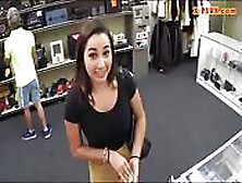 Busty Coed Gets Banged By Pawn Keeper