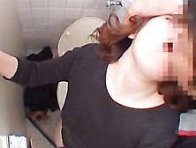 Long Vagina Fucked Hard By Japanese Dick In Public Toilet