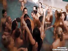 Couple Of Horny People Fuck In Pool