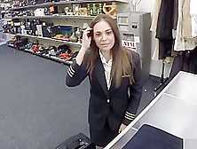 Fucking A Hot Stewardess In The Pawn Shop - Xxx Pawn