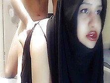 Painful Surprise Anal With Married Woman Wearing A Hijab!