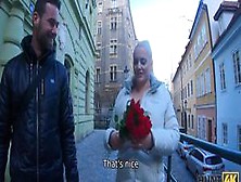 Hunt4K.  Lucky Man With Flowers Should Watch How Hunter Bangs