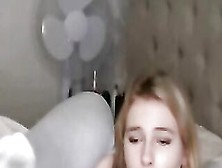 Amateur Slim Blonde Milf Cumming With Pounded Machine Toy.  Full Vid On My Slave Sites