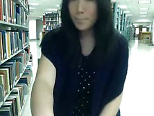 Hot Asian Cam Girl In Library