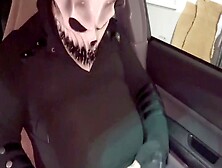 Risky Car Adventure Ends With A Messy Cum And Pee Session All Over Myself
