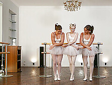Gorgeous Sofia Sey Has Some Lesbian Fun With Two Ballerinas