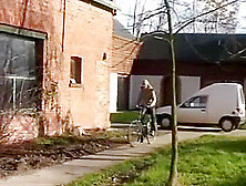 Old Man Fixes A Bike & A Teen Girl