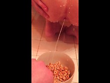 Teen Squirting Milk Out Of As For Her Daddy’S Cereal