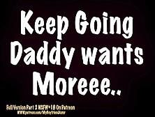 Daddy Says "keep Going" Till I Jizz | Male Moaning Attractive Bf Voice Asmr Dom Bf Roleplay Audio Rp