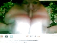 Bbw Granny Plaing With Her Tits