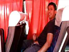 Str8 Filipino Jerk & Cum In Bus Ride 2
