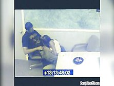 Black Babe Blowjob A Dick While Waiting Caught On Cctv
