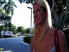 Sexy 20 Year Old Blonde Cheats On Her Boyfriend In Parking Lot 10