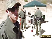 Blondie Fucked By Border Patrol Agent