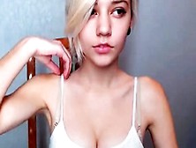 Blonde Blue Angel Is Full Of Passion To Masturbate With Toy