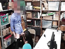 Shoplifterxx - African Huge Breasts Thief Blowing Gigantic Penis To Avoid Jail