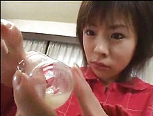 Japanese Angel Swallowing Some Cum