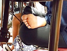 Pretty Feet At Class,  Candid View