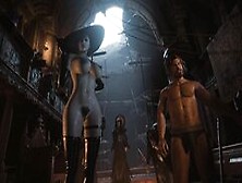 Resident Evil 8 - Nude Lady Dimitrescu Resident Evil Village: New Pubic Hair Bdsm
