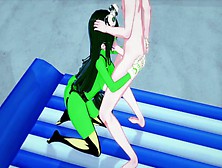 You Breed Froppy On The Beach~My Hero Academia(Mha) Anime Nsfw Animation (English Voice Acting)