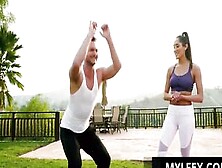 Mylfex. Com | Yoga Professor Has Another Exercise With Her Assistant,  Chloe Amour,  Brad Sterling