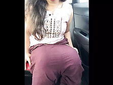 Indian Girl Aarohi Video Call Sex In The Car.
