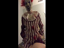 Clown Makes Her Cum On Halloween