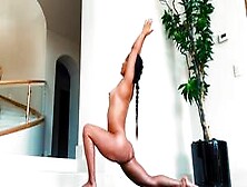 Lana Violet Tries Naked Masturbation Yoga