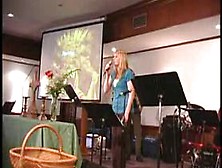 Megan Singing In Church