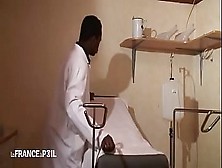 Bitch Getting Double Penetrated By Doctor And His Assistant
