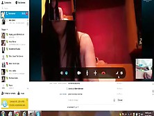 Cute Girl Has Cybersex With Her Bf On Skype And Masturbates With A Dildo
