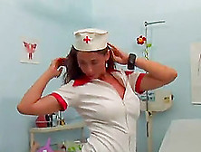 Hot Nurse Enjoys The Threesome Fun In Hospital