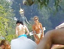 That Is A Russian Beach That Is Packed Up With Naked Women