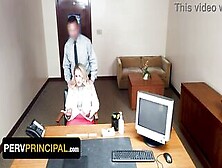 Perv Principal - Concerned Stepmom Charley Hart Convinces The Principal She Has To Teach Sex-Ed
