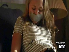 American Girl Gagged 01 [Silver Tape]