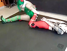 Two Girls Tied And Gagged By Batgirl