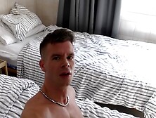 Hot Gay Brunette With Big Dick Barebacks Guy And Fucks His Ass