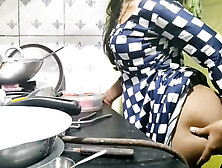 Indian Desi Aunty Cooking Our Home After Our Husband Cumshot And Tits Pusssy