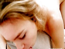 Wholesome 18 Year Old Alecia Fox Helps Me Cum