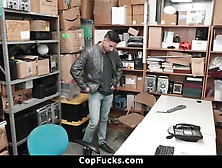 Security Officer Fucks Armond Rizzo For Shopliftin